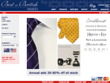 Best of British Shirts eCommerce website